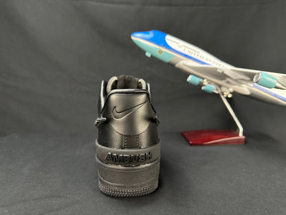 NIKE Air Force 1 'big Swoosh All-black' Unisex Streetwear Limited Edition - **Nike Air Force 1 'Big Swoosh All-Black'** The Nike Air Force 1 'Big Swoosh All-Black'
