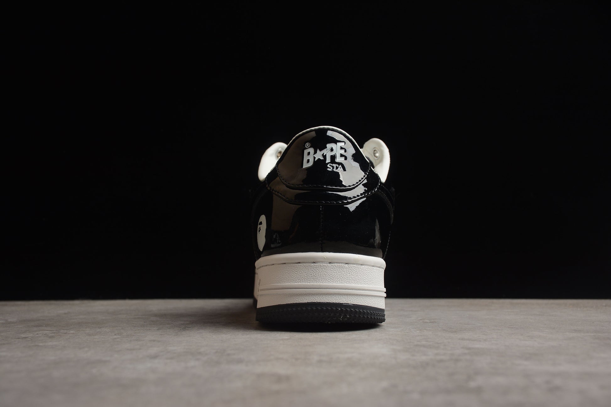 BAPE Sta Low-top Sneakers In And White - Black Unisex Streetwear Limited Edition - **BAPE STA Low-Top Sneakers in Black and White** Introducing the BAPE STA Low-Top Sneakers in