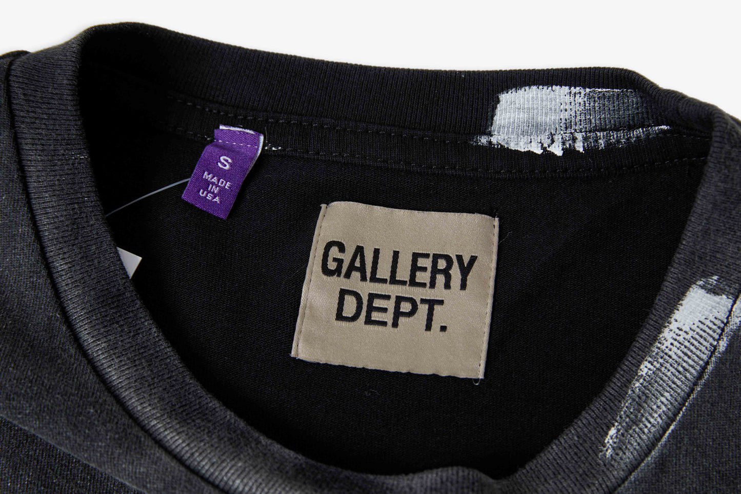 GALLERY Dept Alva New Vintage Tee T-Shirt - Black Unisex Streetwear Limited Edition - Introducing the Gallery Dept. Abstract Art T-Shirt, a statement piece that merges fashion with artistic