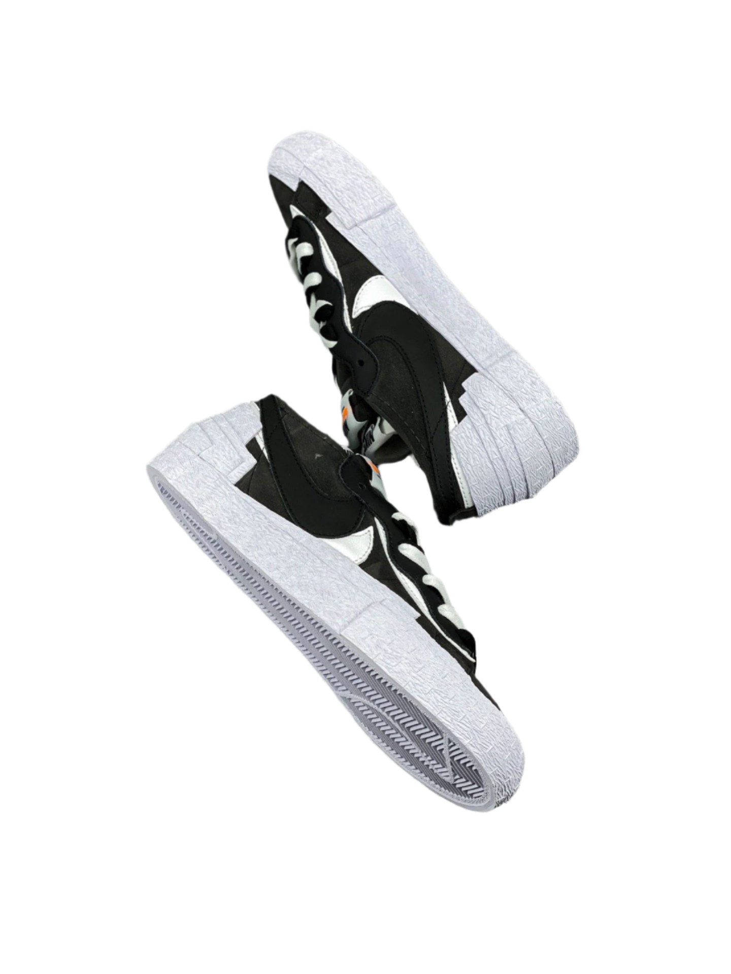 Sacai - Nike Blazer iron Grey Unisex Streetwear Limited Edition - The Sacai x Nike Blazer 'Iron Grey' low-top offers a sophisticated take on deconstructed design,