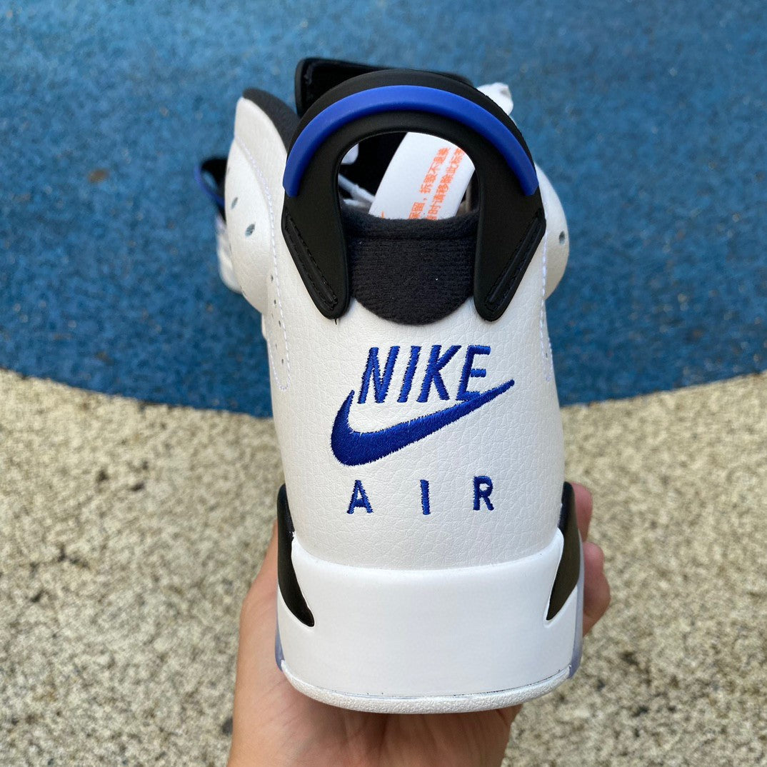 Jordan 6 'sport Blue' Unisex Streetwear Limited Edition