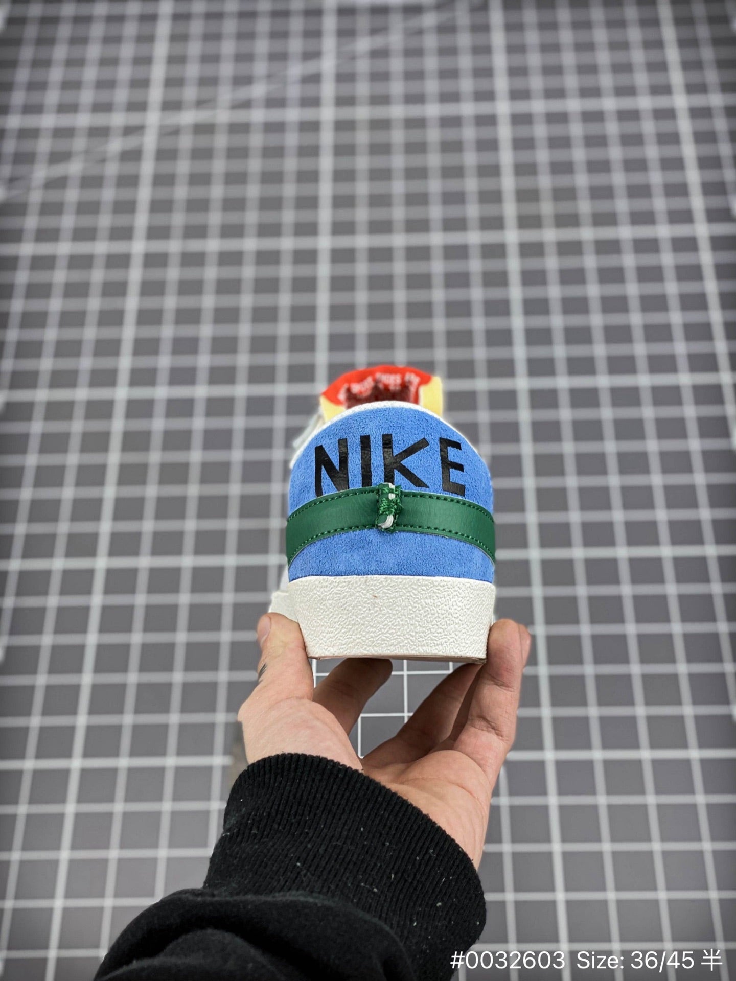 Nike Blazer Low '1977 Jumbo - White Unisex Streetwear Limited Edition - The Nike Blazer Low '1977 Jumbo in white and blue brings bold, modern flair to