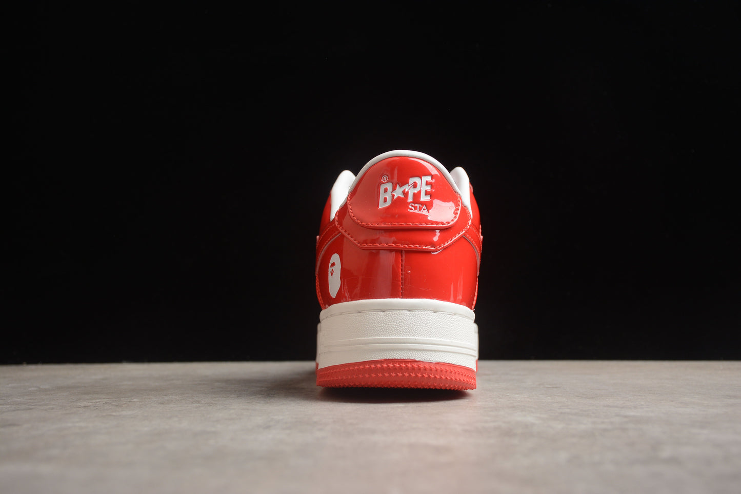 BAPE Sta Low-top Sneakers In Red And - White Unisex Streetwear Limited Edition - **BAPE STA Low-Top Sneakers in Red and White** Introducing the BAPE STA Low-Top Sneakers in