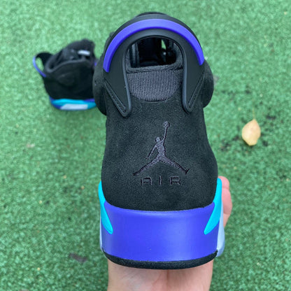 Jordan Aj6 Retro 'aqua' - Black Unisex Streetwear Limited Edition
