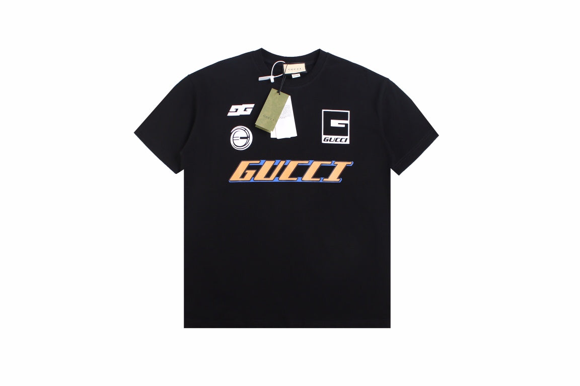Gucci Graphic Logo T-shirt (black) Unisex Streetwear Limited Edition - <p dir='ltr'><span>This Gucci t-shirt features a striking graphic logo design. The black shirt showcases