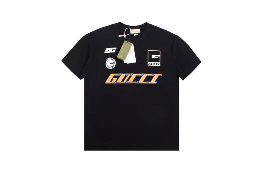 Gucci Graphic Logo T-shirt (black) Unisex Streetwear Limited Edition - <p dir='ltr'><span>This Gucci t-shirt features a striking graphic logo design. The black shirt showcases