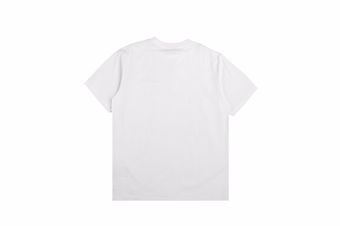 Camiseta Dior con logotipo minimalista (blanca)