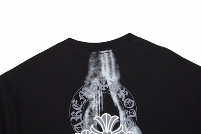 CHROME Hearts - Kids See Ghosts T-shirt - Black Unisex Streetwear Limited Edition