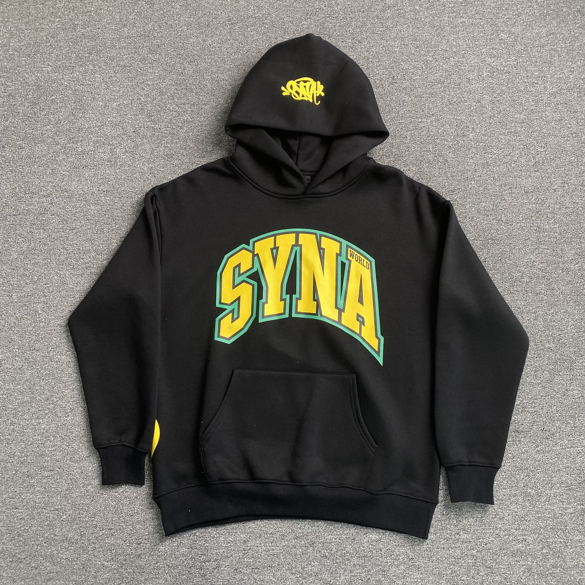 SYNA World College Hoodie - Black Unisex Streetwear Limited Edition