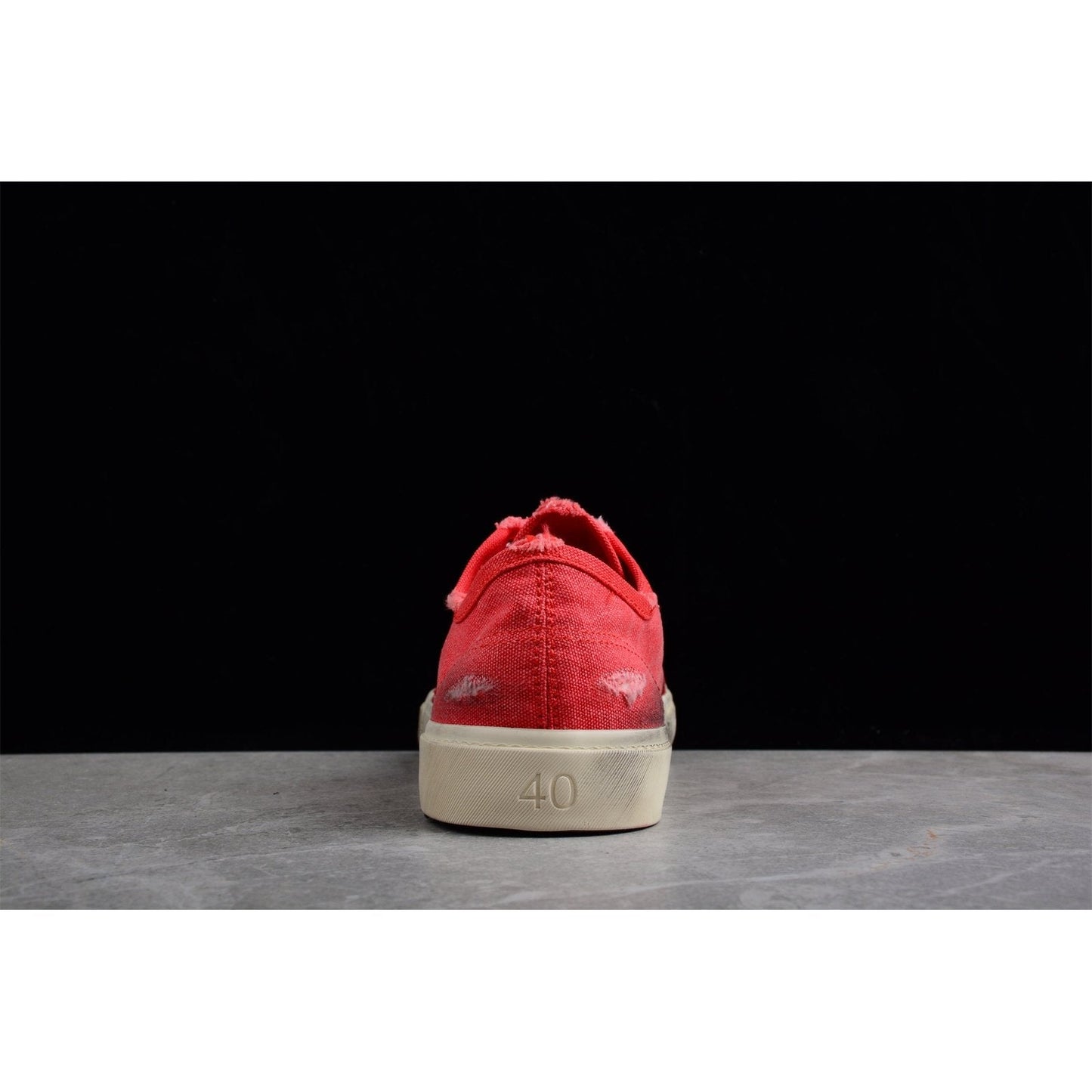 BALENCIAGA Paris Mid Vulc Destr - Sneakers - Red Unisex Streetwear Limited Edition - Introducing the BALENCIAGA Paris Mid Vulc Destr x Red, a striking fusion of bold design