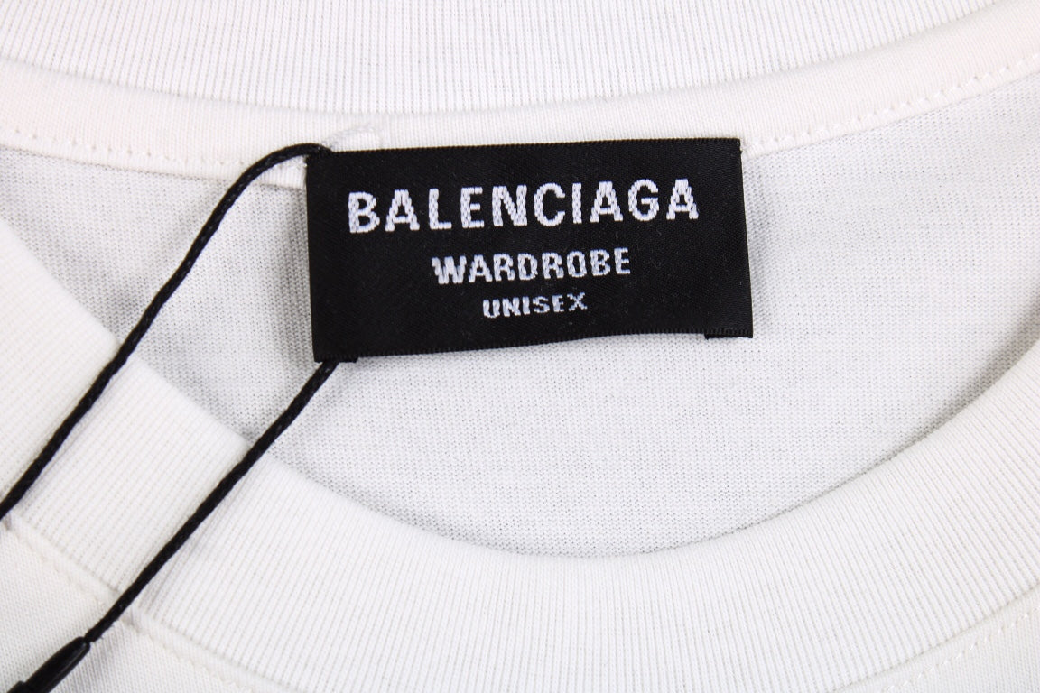 BALENCIAGA x SUPREME ROJO S CAMISETA BLANCA