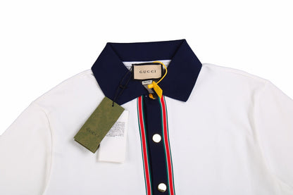 Camisa Gucci con cuello en contraste