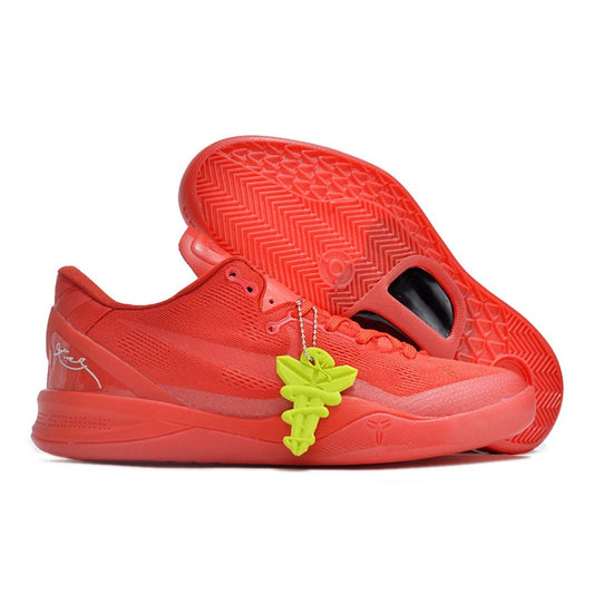 NIKE Kobe 8 - Mamba Sneakers - Red Unisex Streetwear Limited Edition - The Nike Kobe 8 x RED MAMBA is an electrifying tribute to the basketball icon