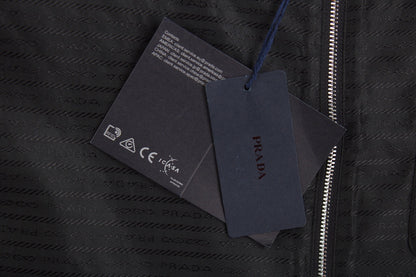 Chemise à fermeture éclair Prada