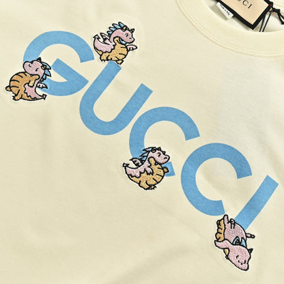 Camiseta con estampado de querubín de Gucci