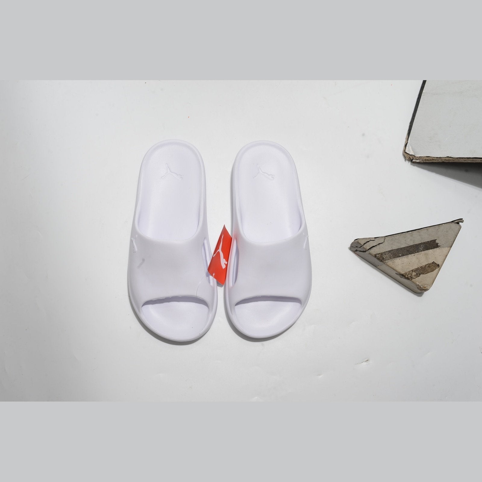 PUMA Shibui Cat Slide - Triple - White Unisex Streetwear Limited Edition