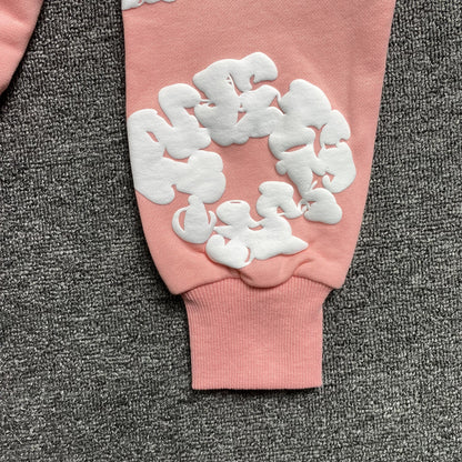 DENIM Tears Cotton Wreath Hoodie Peach - White Unisex Streetwear Limited Edition