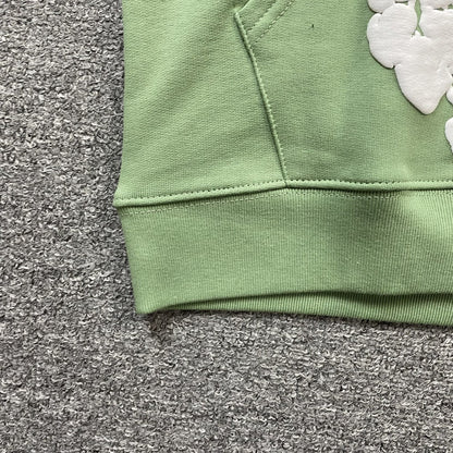 SUDADERA CON CAPUCHA DENIM TEARS CORONA DE ALGODÓN VERDE CLARO