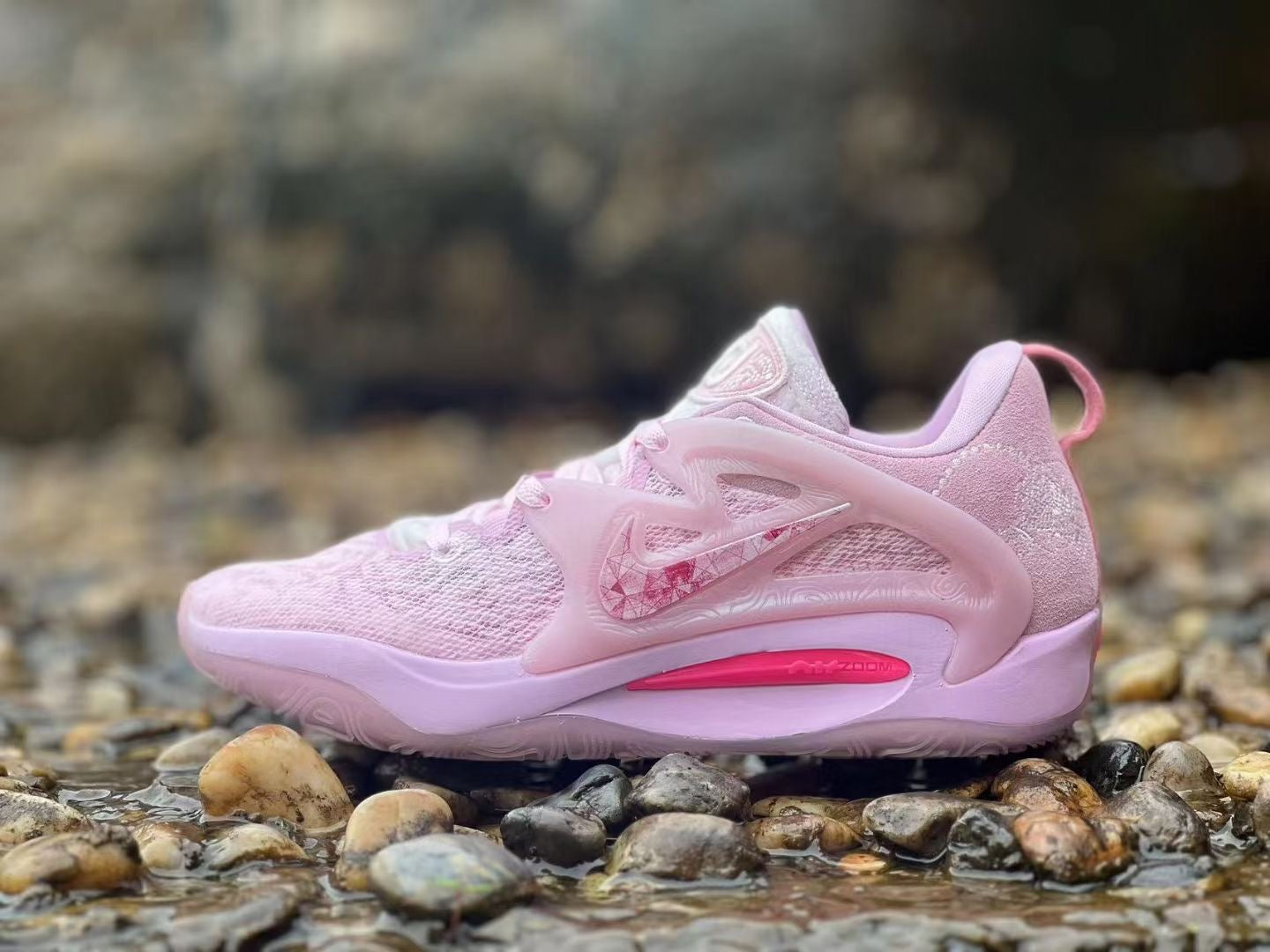 NIKE Kd 15 - Aunt Pearl Sneakers - Red Unisex Streetwear Limited Edition