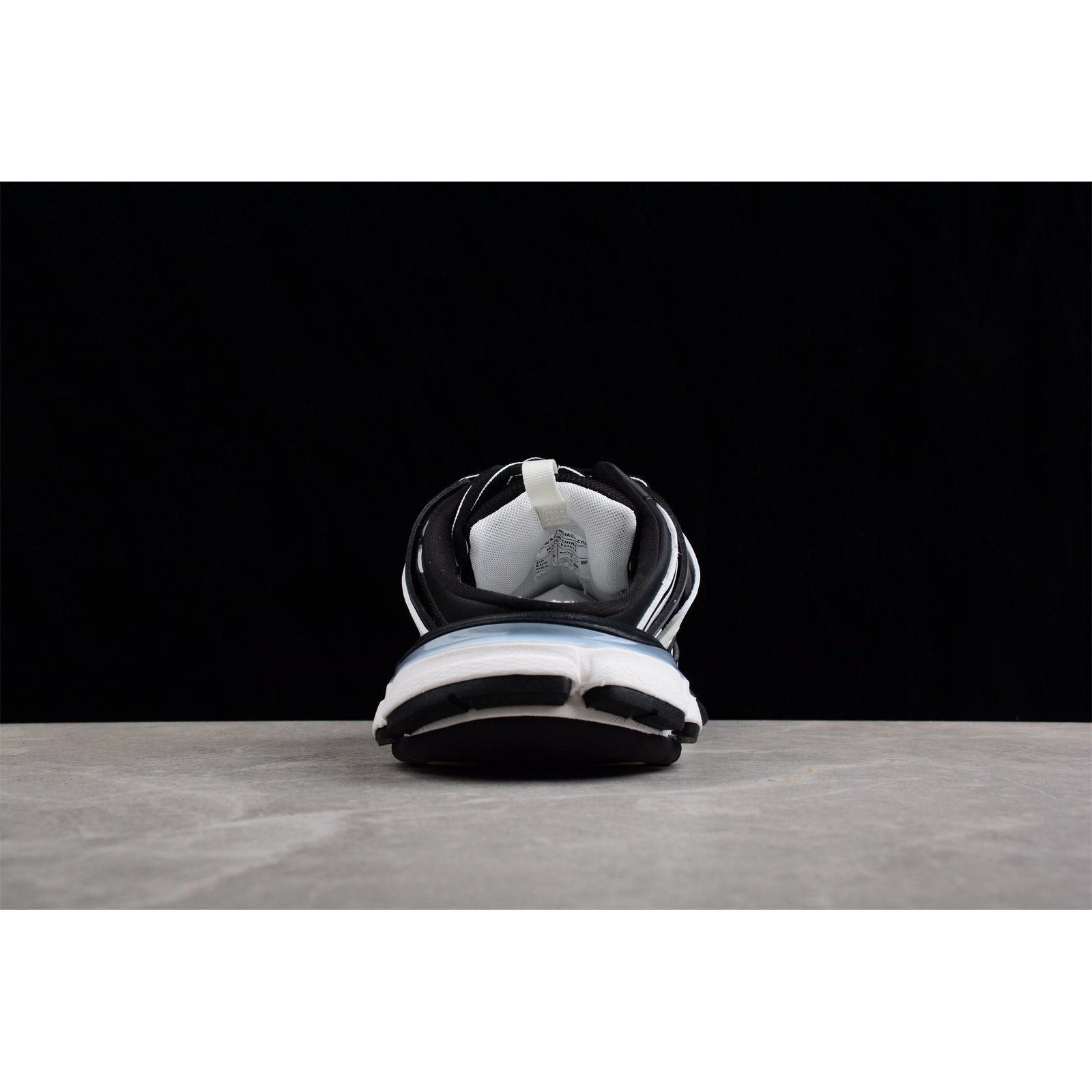 BALENCIAGA Track Mule - White - Black Unisex Streetwear Limited Edition - Introducing the BALENCIAGA Track Mule x Black White, a fusion of athletic innovation and modern