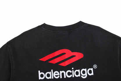 BALENCIAGA Logo Graphic T-shirt - Prime Reps - Black Unisex Streetwear Limited Edition - The BALENCIAGA LOGO GRAPHIC T-SHIRT BLACK - REPLICA is the perfect fusion of luxury and