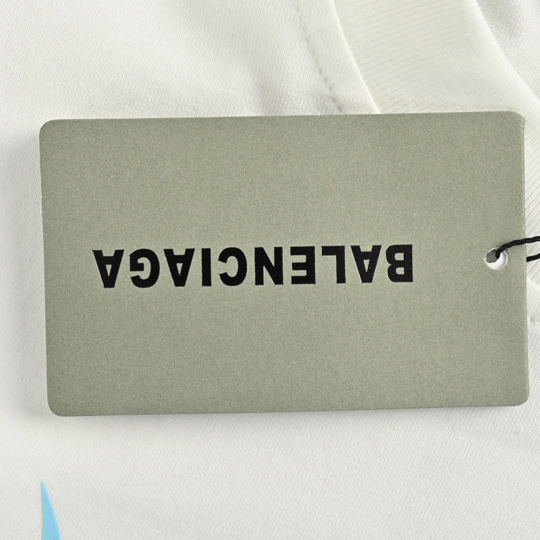 T-SHIRT LOGO BALENCIAGA x VETEMENTS BLANC