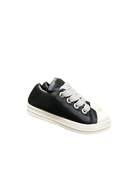 Rick Owens Low-top Sneakers - Black Unisex Streetwear Limited Edition - **Rick Owens Black Low-Top Sneakers: Avant-Garde Elegance and Comfort** Step into the future of fashion