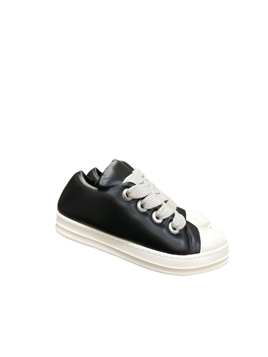 Rick Owens Low-top Sneakers - Black Unisex Streetwear Limited Edition - **Rick Owens Black Low-Top Sneakers: Avant-Garde Elegance and Comfort** Step into the future of fashion