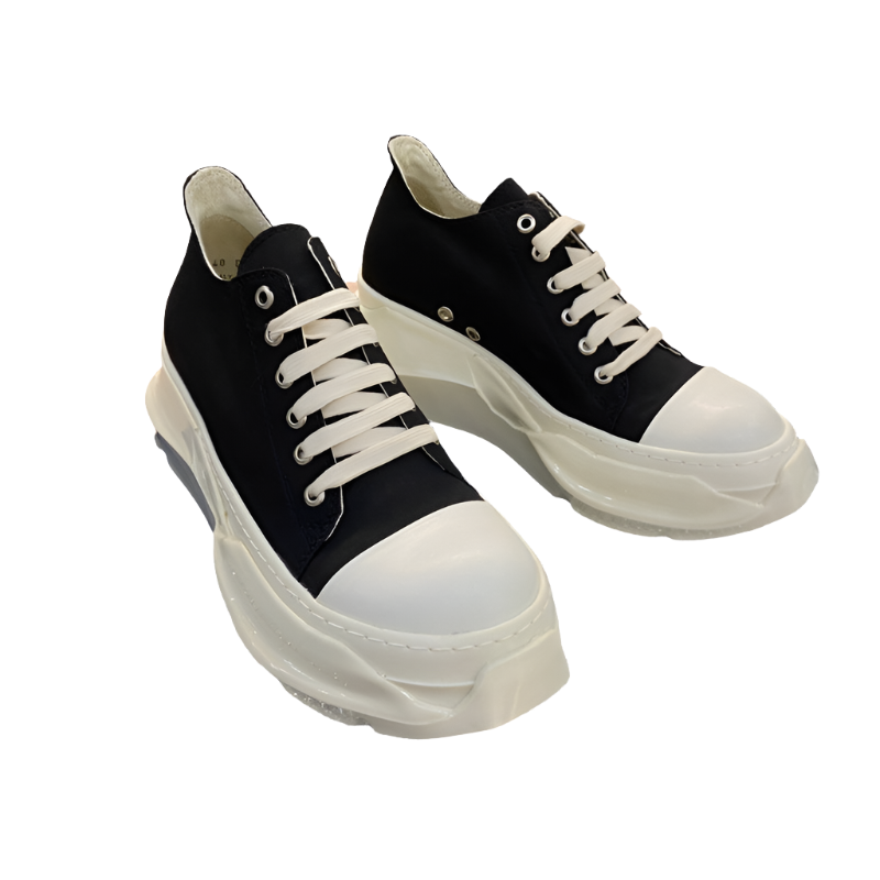 Rick Owens Low-top Sneakers - And White - Black Unisex Streetwear Limited Edition - ### Rick Owens Low-Top Sneakers - Black and White Introducing the Rick Owens Low-Top Sneakers