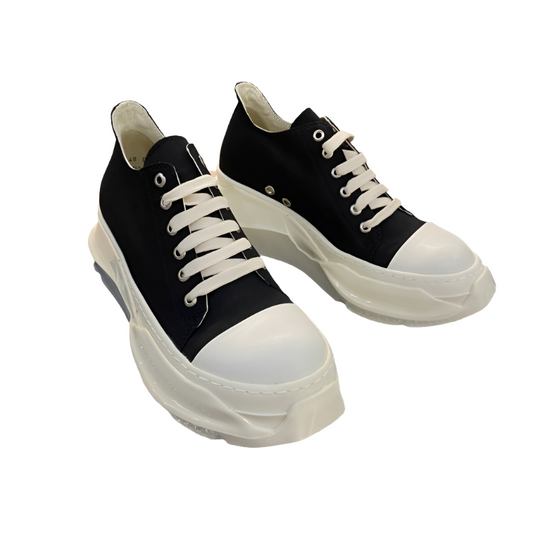 Rick Owens Low-top Sneakers - And White - Black Unisex Streetwear Limited Edition - ### Rick Owens Low-Top Sneakers - Black and White Introducing the Rick Owens Low-Top Sneakers