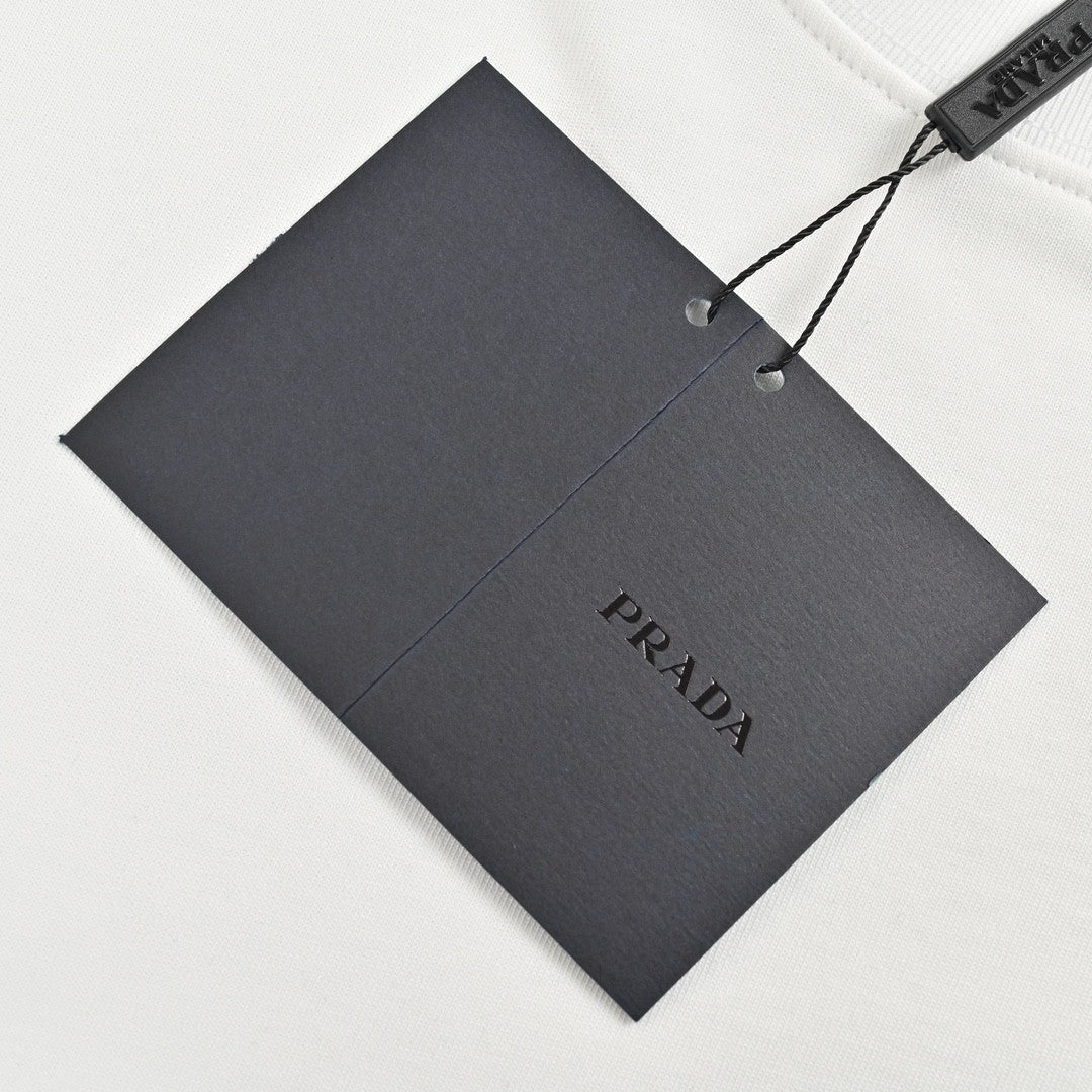 Prada Milano Logo T-Shirt (White) - insole - replica sneakers
