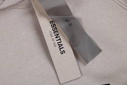 FEAR OF GOD ESSENTIALS '1977' HOODIE STONE GREY