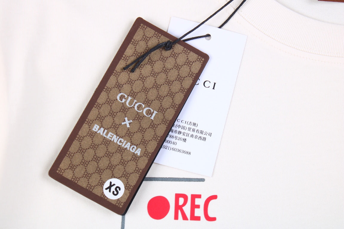 Camiseta de la colaboración Gucci x Balenciaga - Blanca