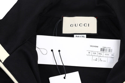 Chaqueta deportiva con rayas y logo GG de Gucci - Negra