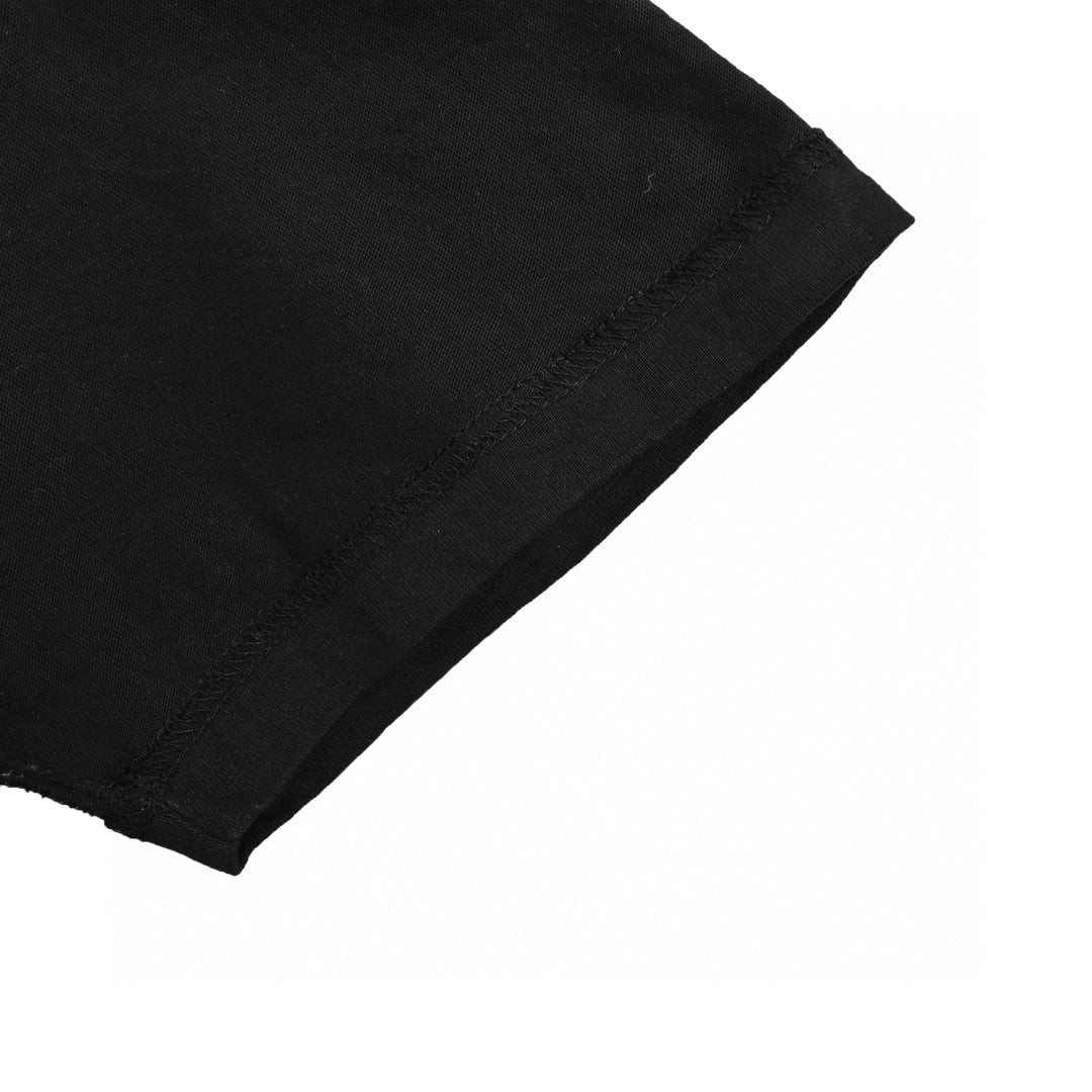 Camiseta de la gira de Balenciaga con cordón (negra)