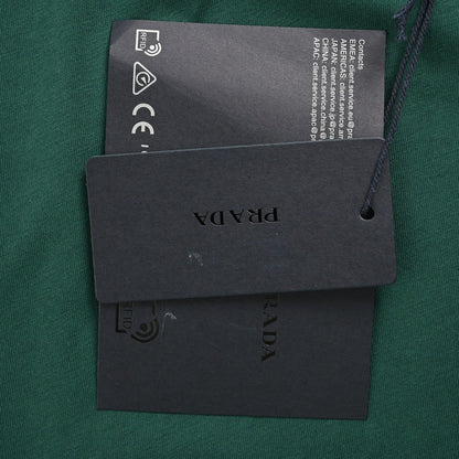 Prada Green Contrast Trim T-Shirt - insole - replica sneakers