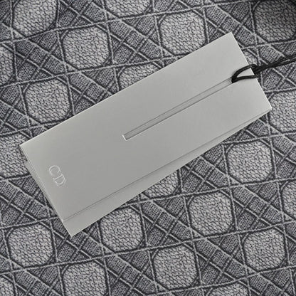 Camisa Dior de manga corta con estampado geométrico en gris