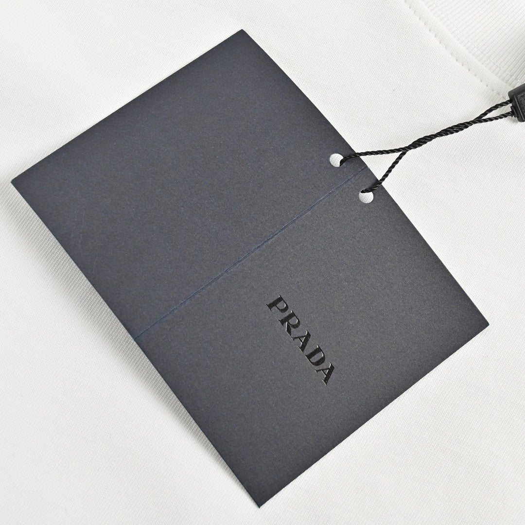 Prada Logo T-Shirt (White) - insole - replica sneakers