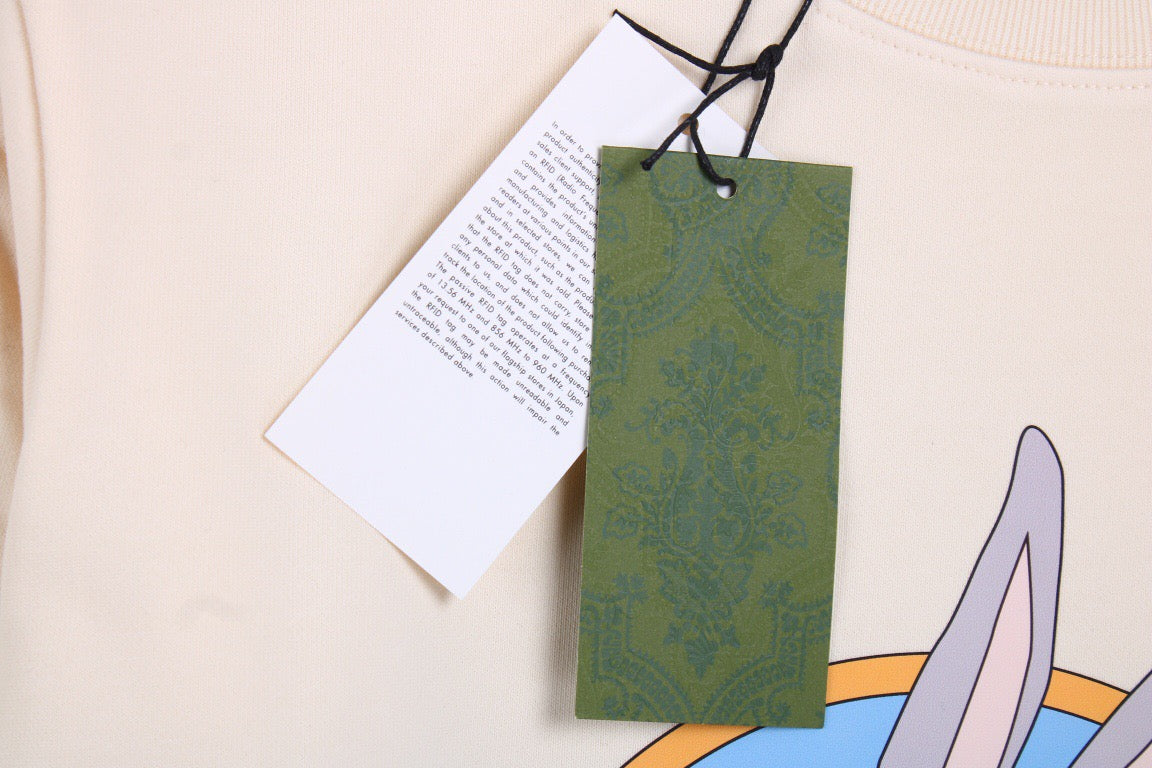 Sudadera Gucci con Bugs Bunny - Blanca