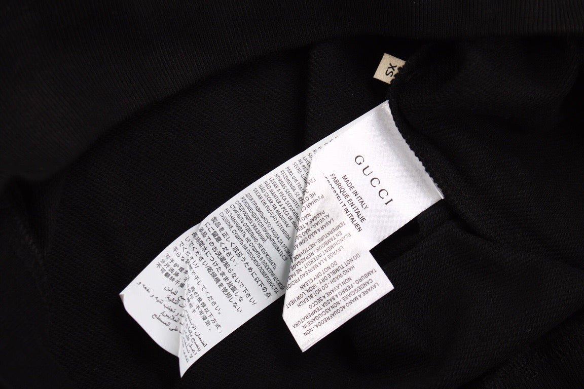Sudadera Gucci con logo de doble G entrelazada - Negra