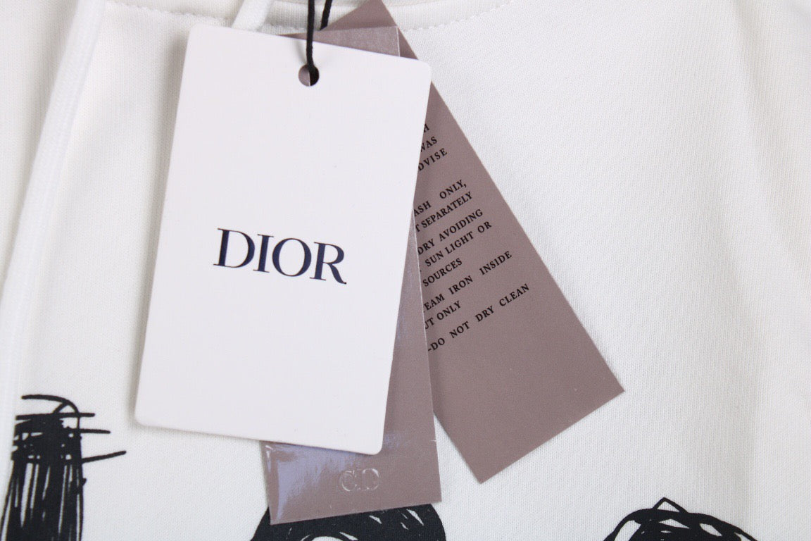 Sudadera Dior con motivo de pinceladas