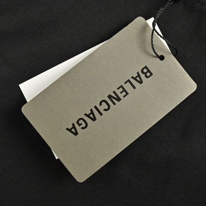 Camiseta negra lisa de Balenciaga