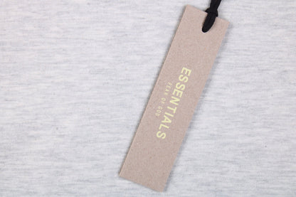Camiseta con el logo de Fear of God Essentials - Gris jaspeado