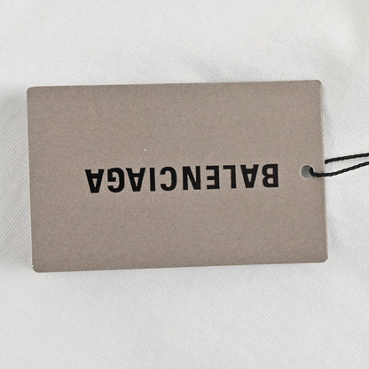 T-shirt blanc Balenciaga avec motif graphique audacieux