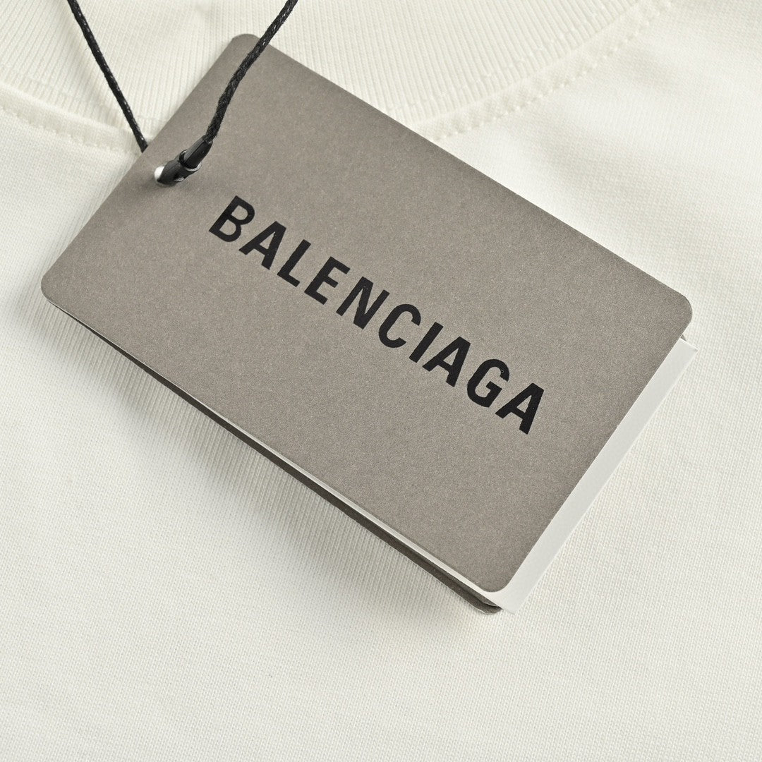 T-shirt de campagne politique Balenciaga (blanc)