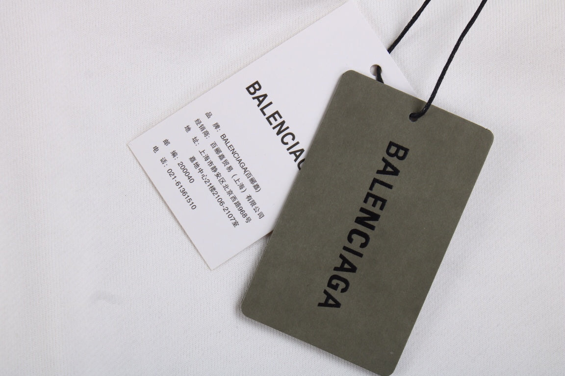 Sudadera blanca Balenciaga