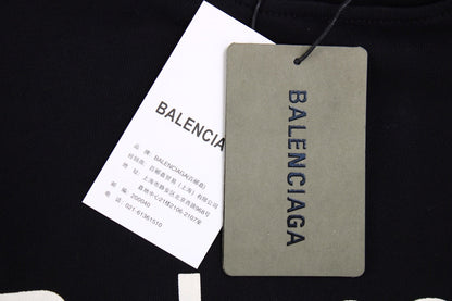 Sudadera con capucha BALENCIAGA PARIS TEAM negra