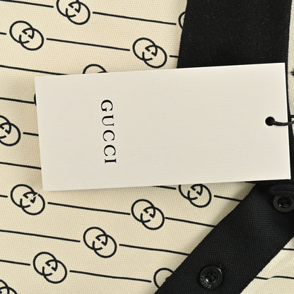 Gucci Beige GG Pattern Polo Shirt - insole - replica sneakers