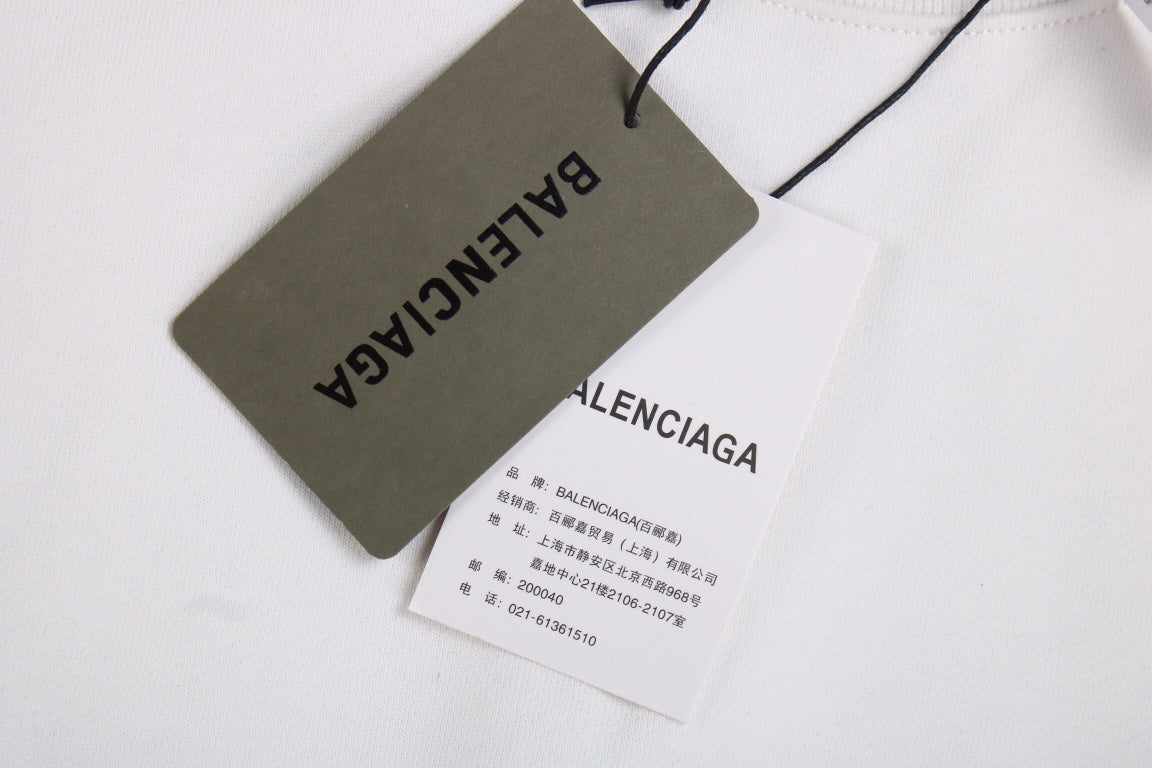 Sudadera blanca Balenciaga