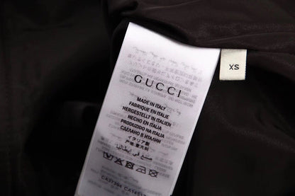 Chaqueta deportiva Gucci GG Supreme con rayas - Negra